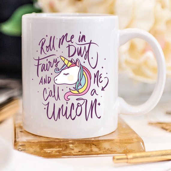 Unicorn Coffee Cup, Funny Coffee Mug for the