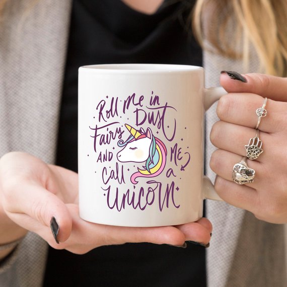 Unicorn Coffee Cup, Funny Coffee Mug for the