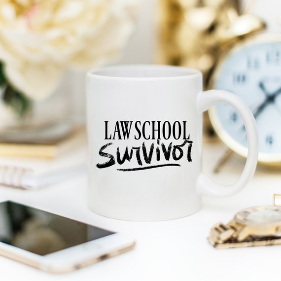 Law Student Coffee Mug, Law School Survivor, Law