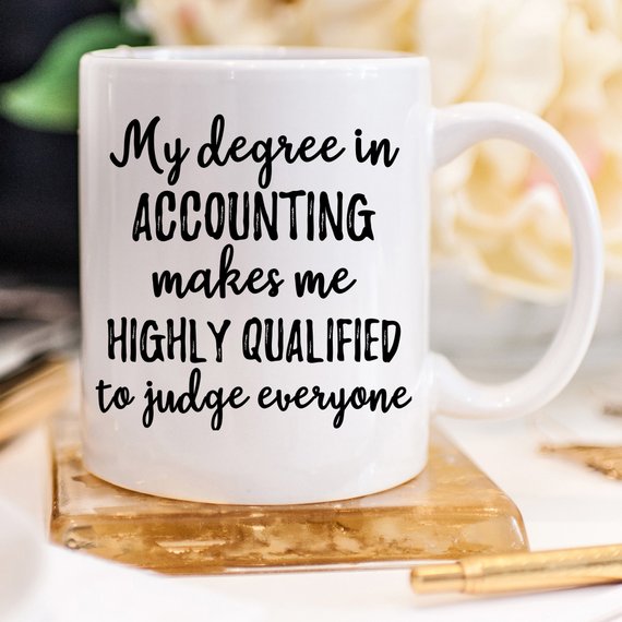 Accounting Gift, Accountant Gift, Accountant Mug, | Magenta Shadow