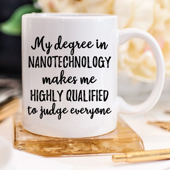 Nanotechnology Gift, Nanotechnology Mug, | Magenta Shadow