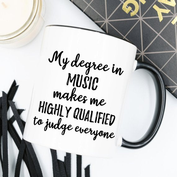 Music Gift, Music Mug, Musician Gift, Musician