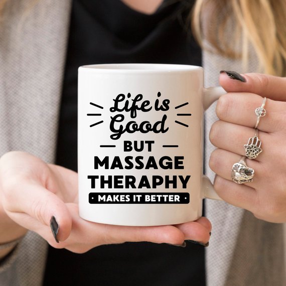 Massage Therapist Gift Massage Therapist Mug | Magenta Shadow