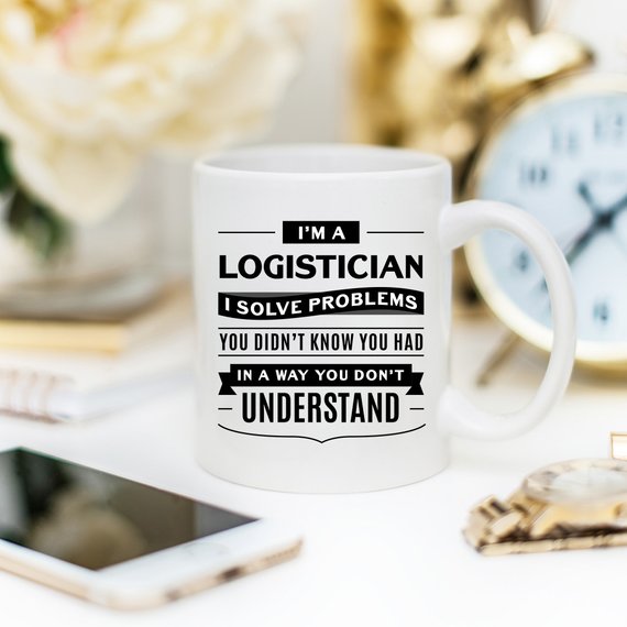 Logistician Gift Logistician Mug Gift for | Magenta Shadow