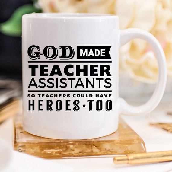 Teacher Assistant Coffee Mug - God Made Teacher