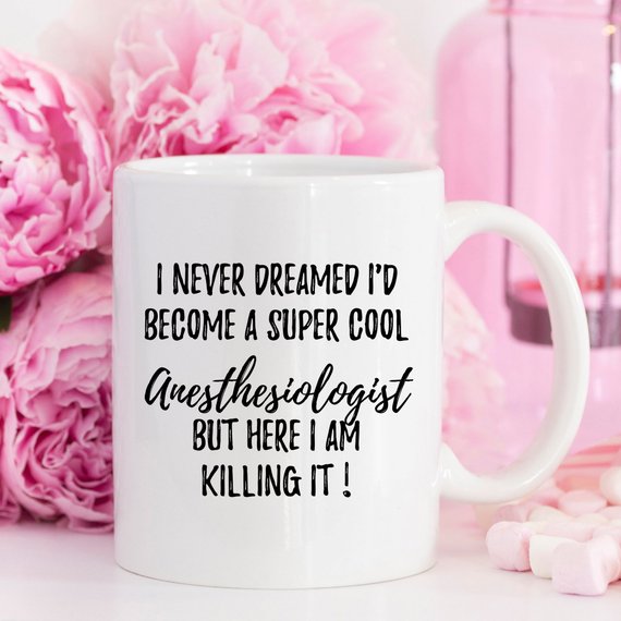 Anesthesiologist Mug, Anesthesiologist Gift, | Magenta Shadow