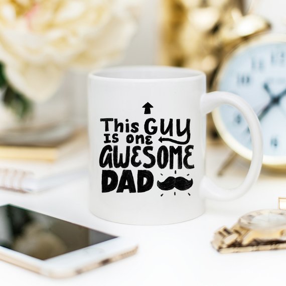 11oz Coffee Mug - This Guy Is One Awesome Dad -