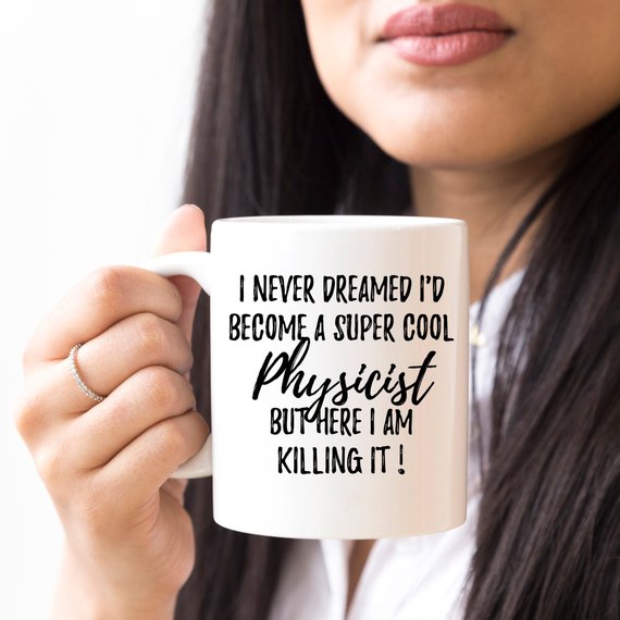 Physicist Mug, Physicist Gift, Gift For Physicist, | Magenta Shadow