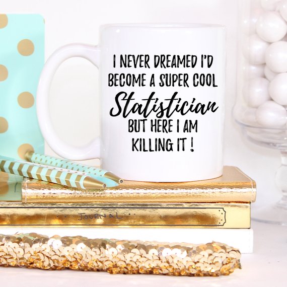 Statistician Mug, Statistician Gift, Statistics | Magenta Shadow