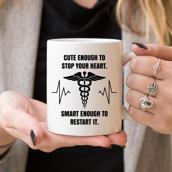 Funny Nurse Mug - Cute Enough...Smart Enough To