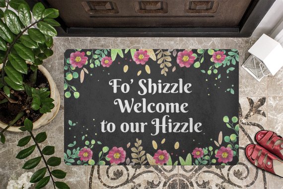 Doormat Door mat Welcome Mat Housewarming Gift Fo'