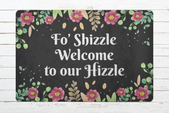 Doormat Door mat Welcome Mat Housewarming Gift Fo'