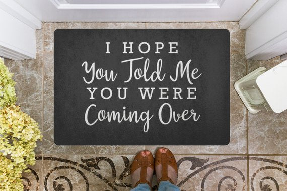 Door mat Doormat Welcome Mat Housewarming Gift I