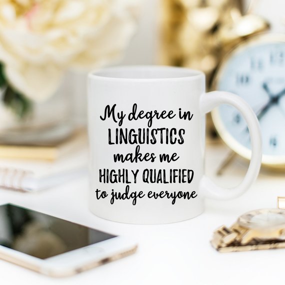 Linguistics Mug, Linguist - Zomdo Marketplace | Zomdo.com