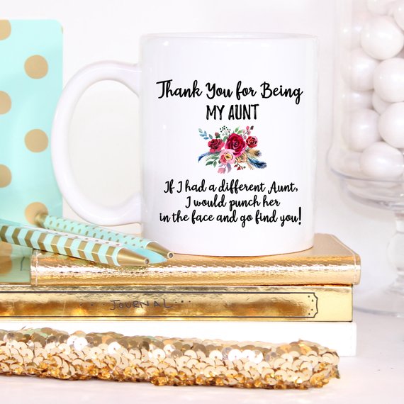 Aunt Gift for Aunt Mug Auntie Gifts Aunt Birthday