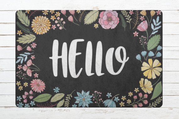 Doormat Door mat Welcome Mat Housewarming Gifts