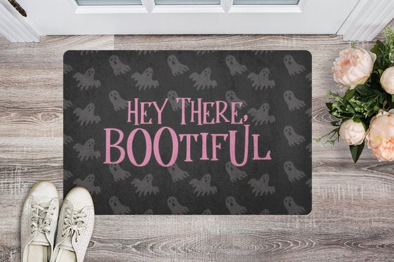 Halloween Door mat Doormat Welcome Mat | Magenta Shadow