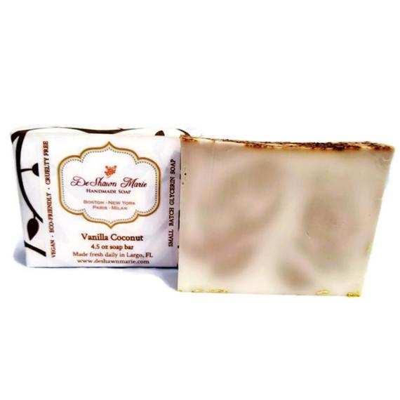 Vanilla Coconut Soap Handmade Soap Vegan Soap | Yellow Shadow