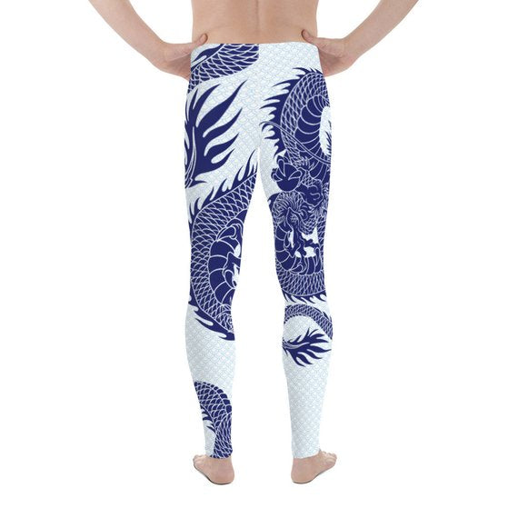 Men's Leggings - Dragon Leggings with Scales