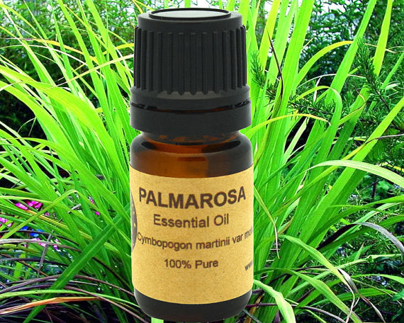 Palmarosa Essential Oil Organic 15ml | Yellow Poppy