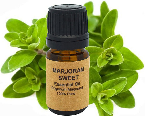 Marjoram Essential Oil (Sweet) 15ml | Yellow Poppy