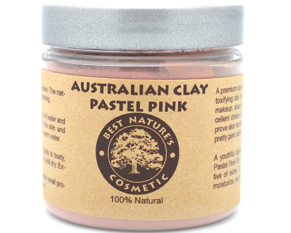 Australian Pastel Pink Clay for stressed, mature | Yellow Poppy