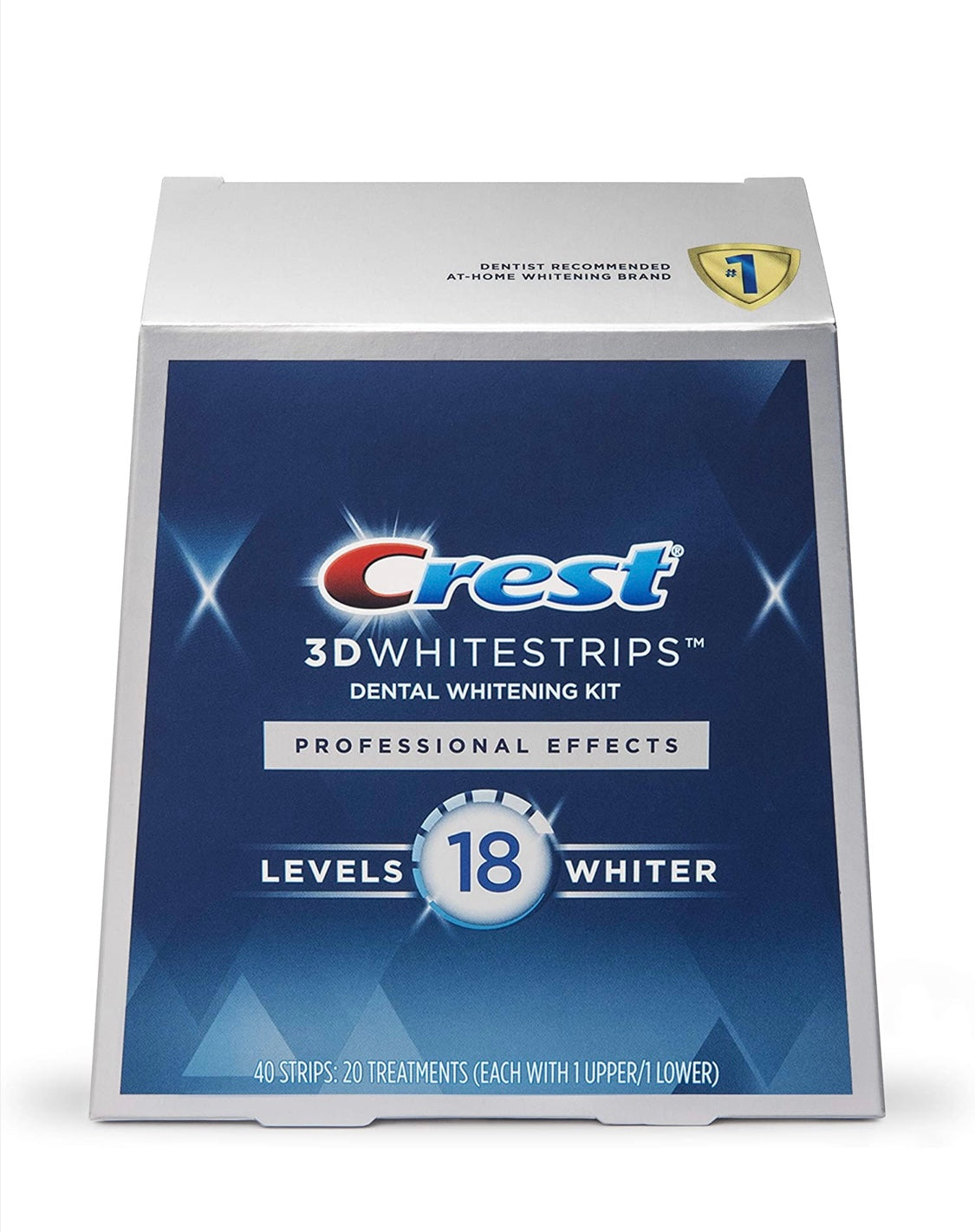 Crest 3D White Professional Effects Whitestrips Teeth Whitening Strips