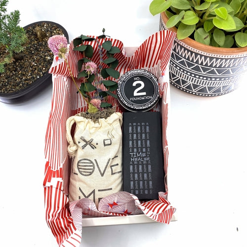 Words of Affirmation, Love Me, Dried Flower Bouquet & Self-Care, Gift