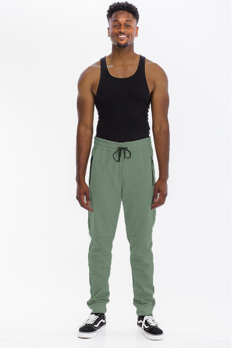 HEATHERED COTTON SWEATS