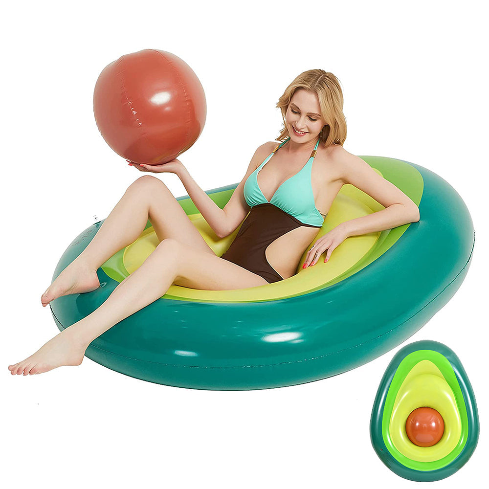 Inflatable Avocado Pool Float Pool Swimming Float Swimming Ring Pool