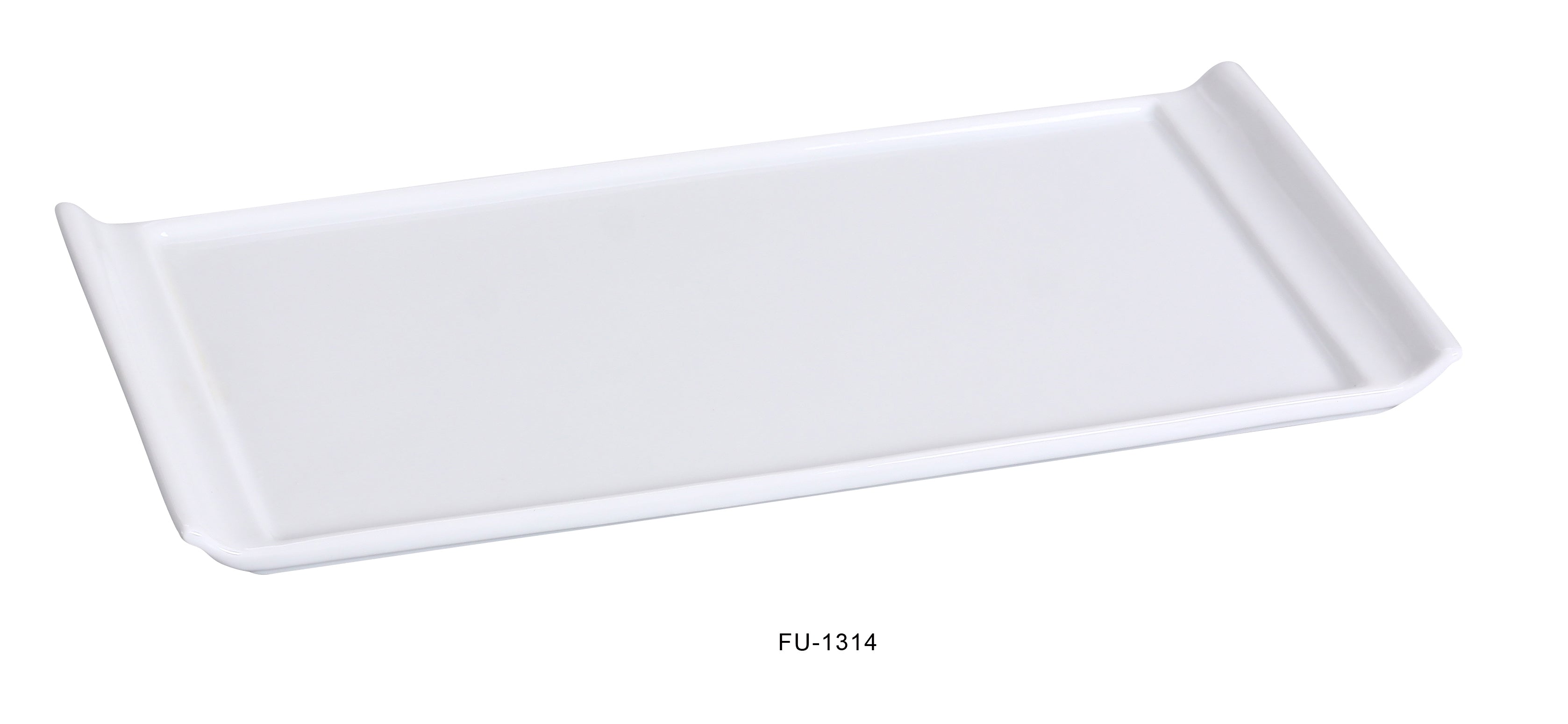 Yanco FU-1314 Fuji Rectangular Display Plate | Lime Atlas