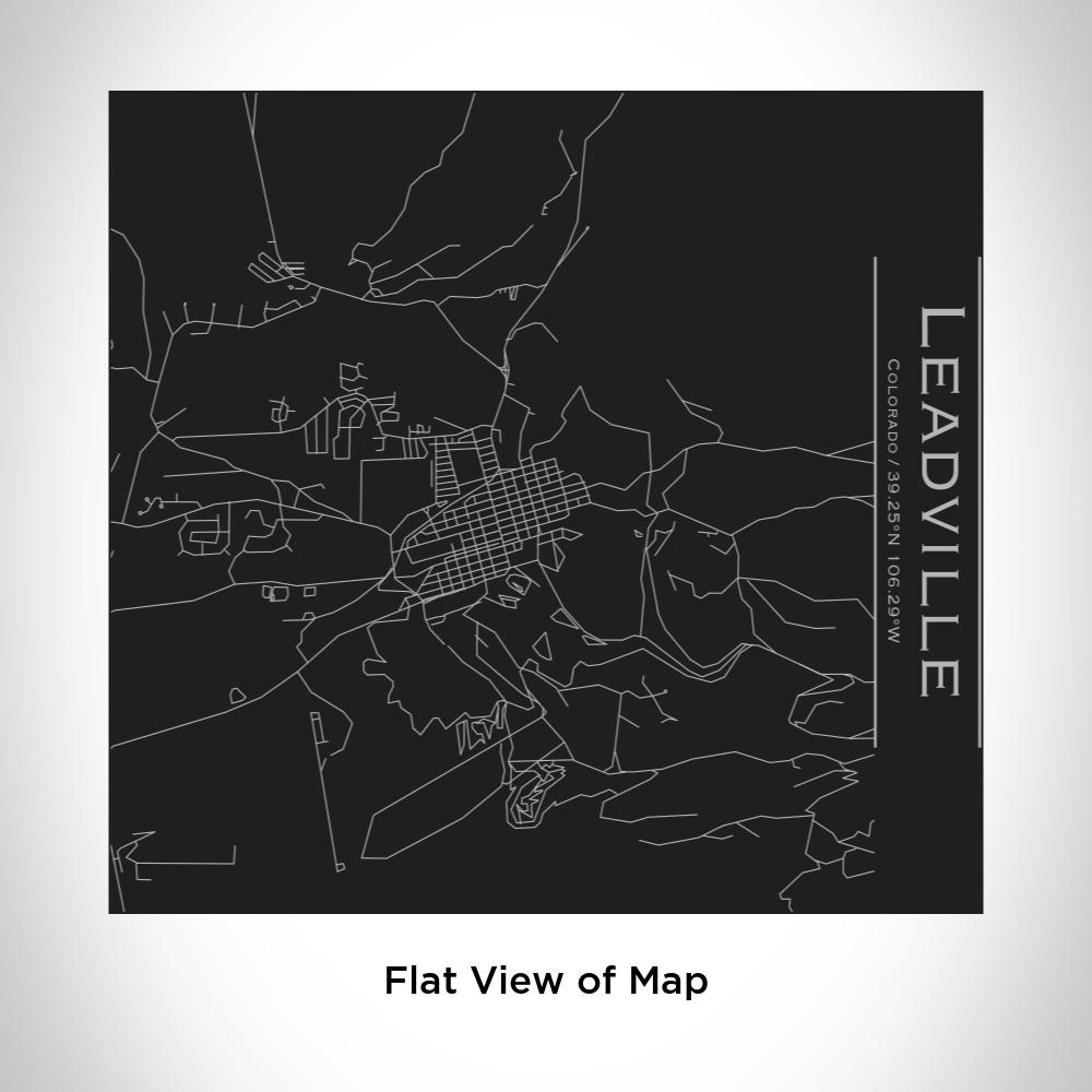 Leadville - Colorado Map Tumbler in Matte Black