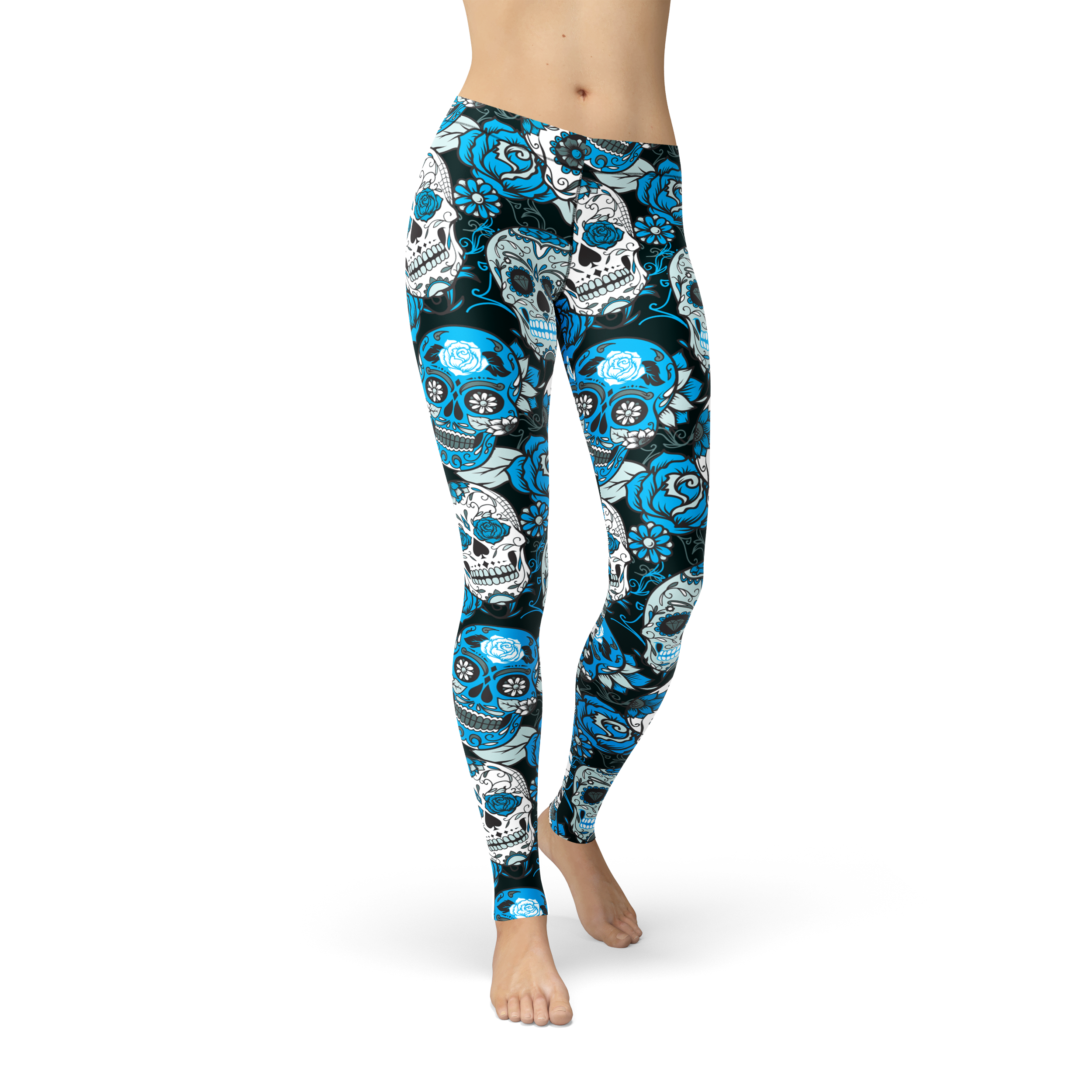 Avery Blue Sugar Skulls | Orange Poppy