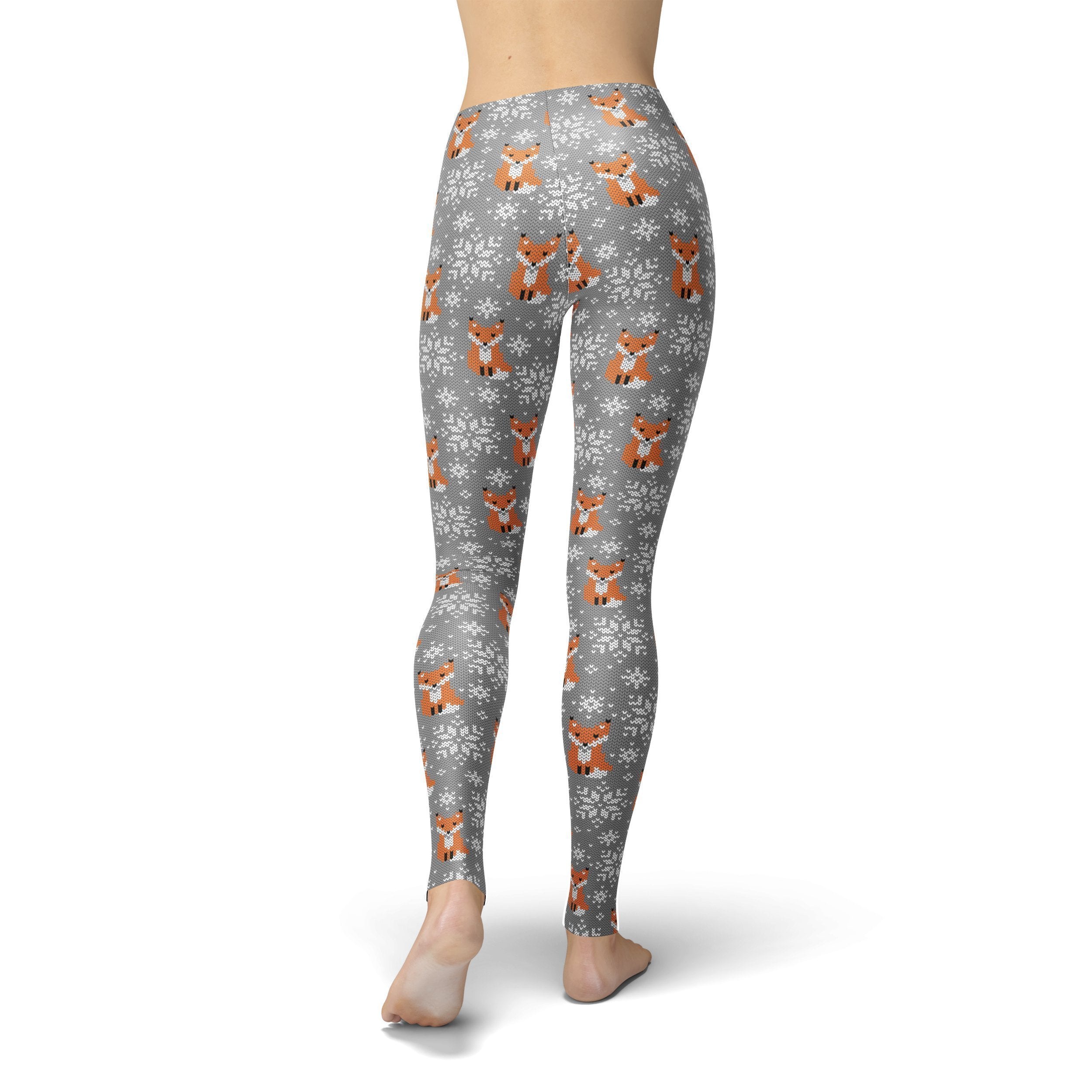 Jean Holiday Fox Leggings