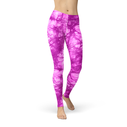 Jean Pink Batik Leggings