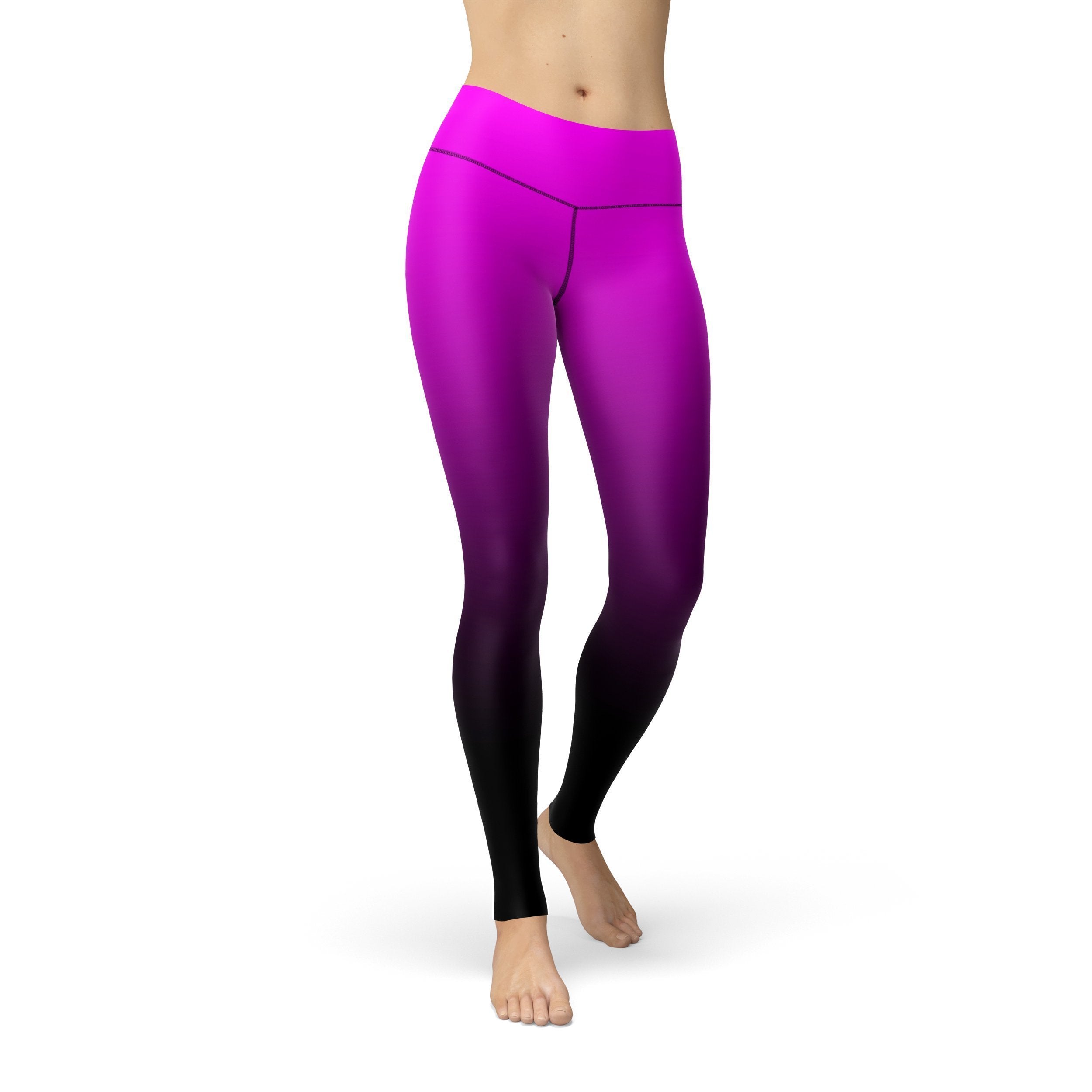 Jean Pink Black Ombre Leggings