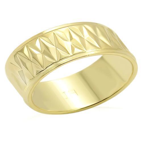 LO987 - Gold Brass Ring with No Stone | Turquoise Tiger