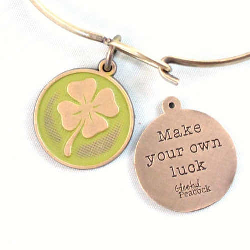 Luck Token Charm Bracelet, Necklace, or Charm Only