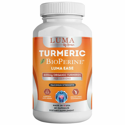 Luma Ease - Organic Turmeric Curcumin with Bioperine for Inflammatory