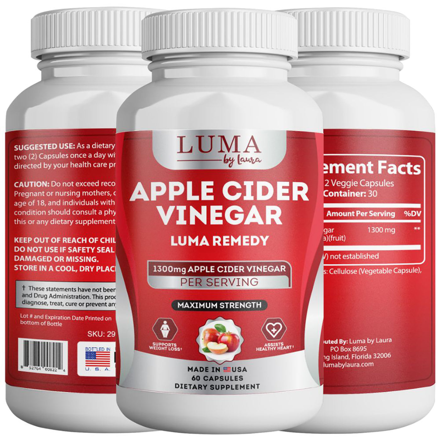 Luma Remedy - Apple Cider Vinegar Capsules