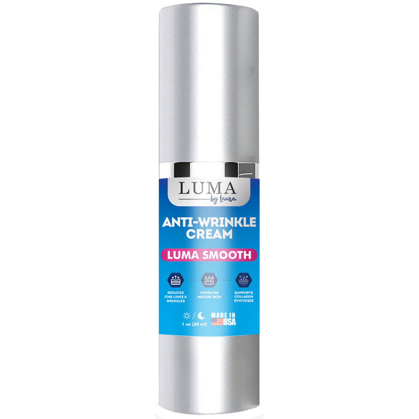 Luma Smooth Cream - Anti-Wrinkle Cream Infused with Mineral Oil for Ma