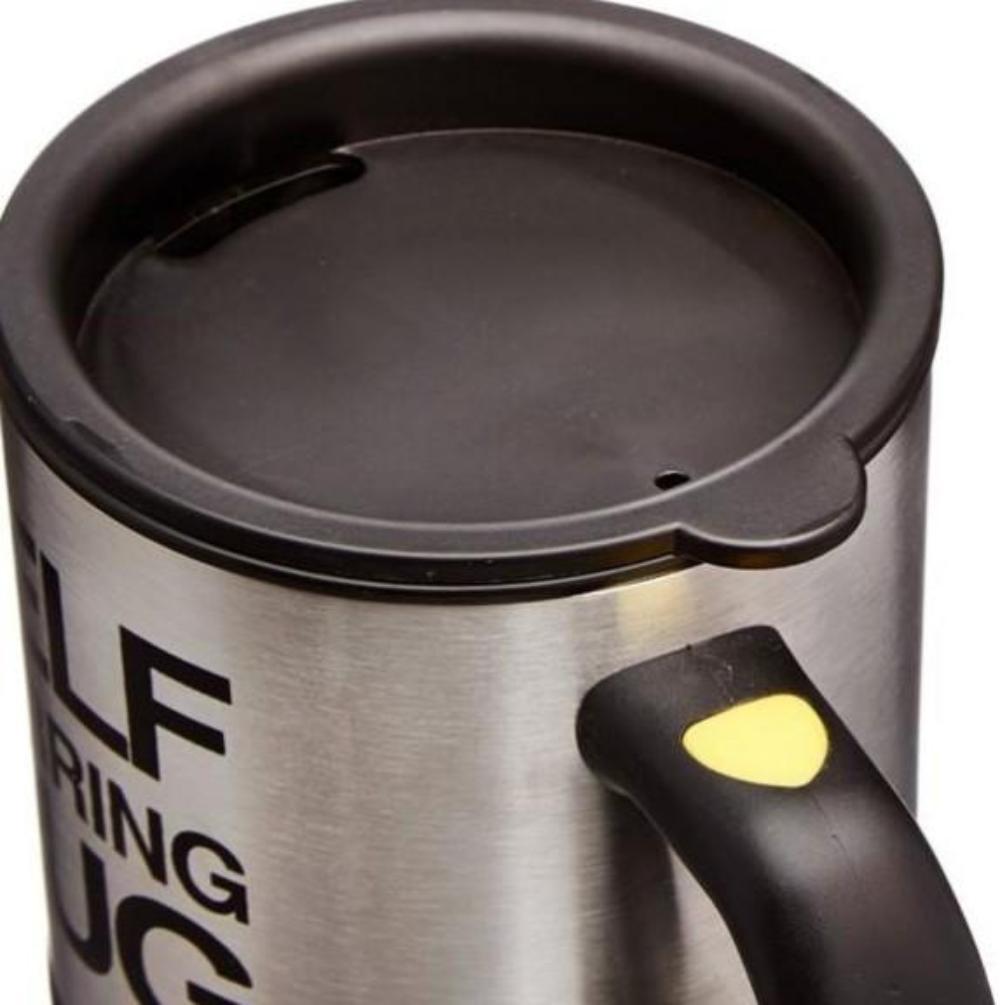 Amazing one button press stirring coffee mug