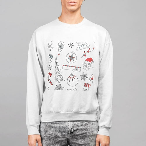 Mens Christmas Theme Sweatshirt