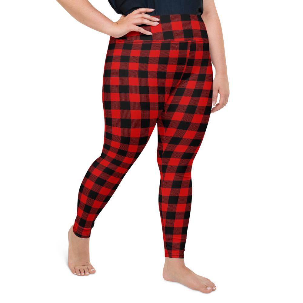 Buffalo Plaid Plus Size Leggings