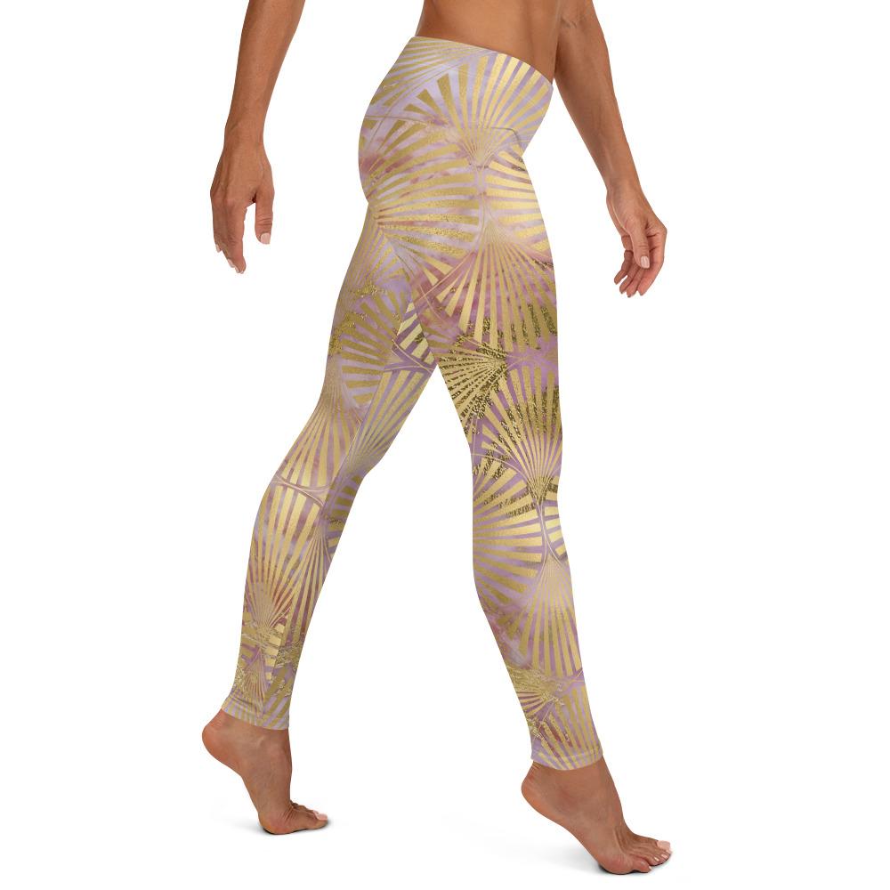 Art Deco Abstract Seamless Leggings