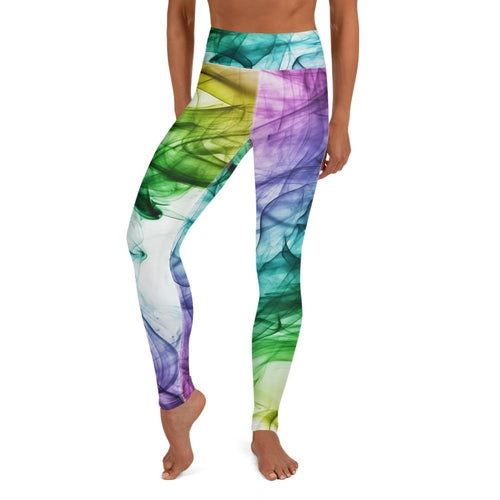 Colorful Smoke High Waist Yoga Leggings