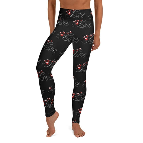 High Waisted Love black Yoga Leggings