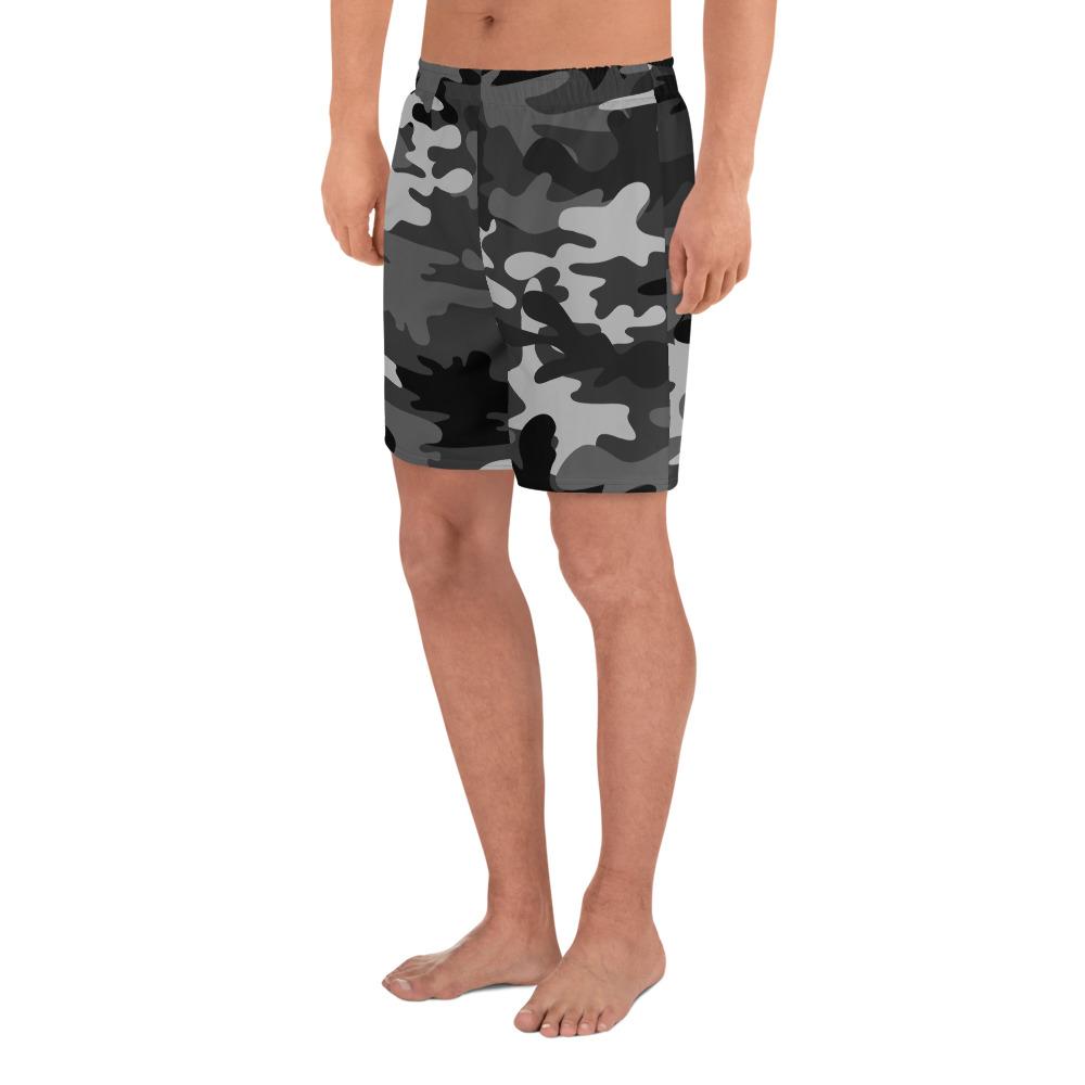 Grey Camo Men's Athletic Shorts