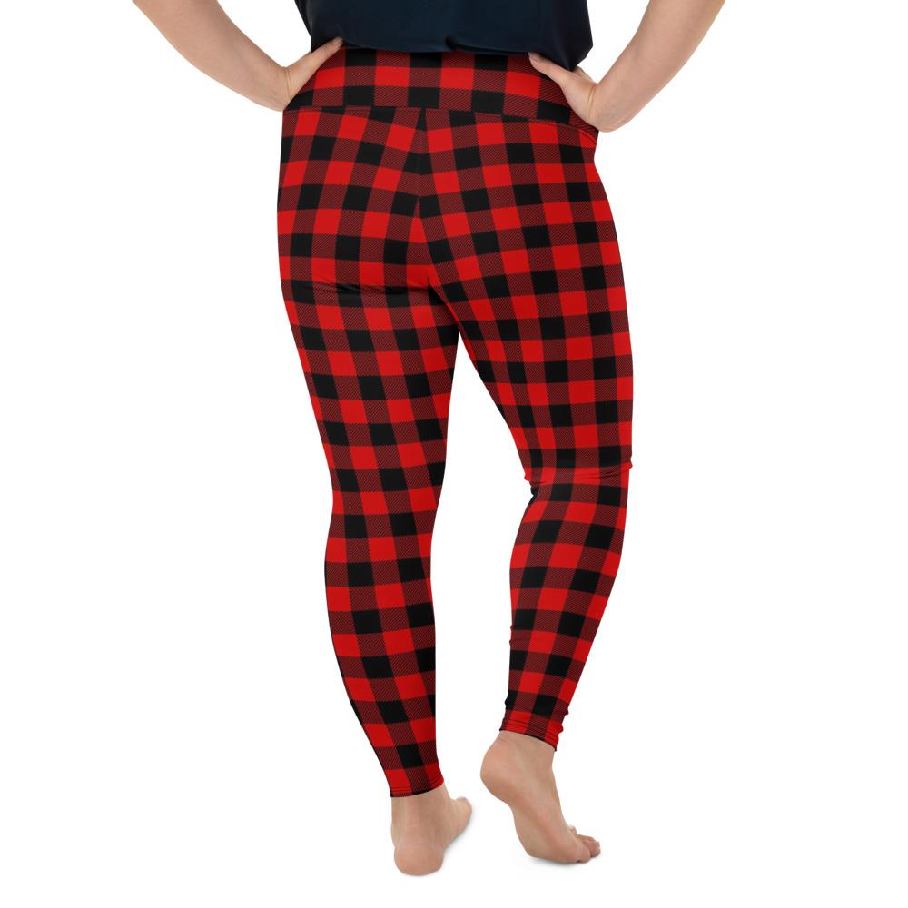 Buffalo Plaid Plus Size Leggings