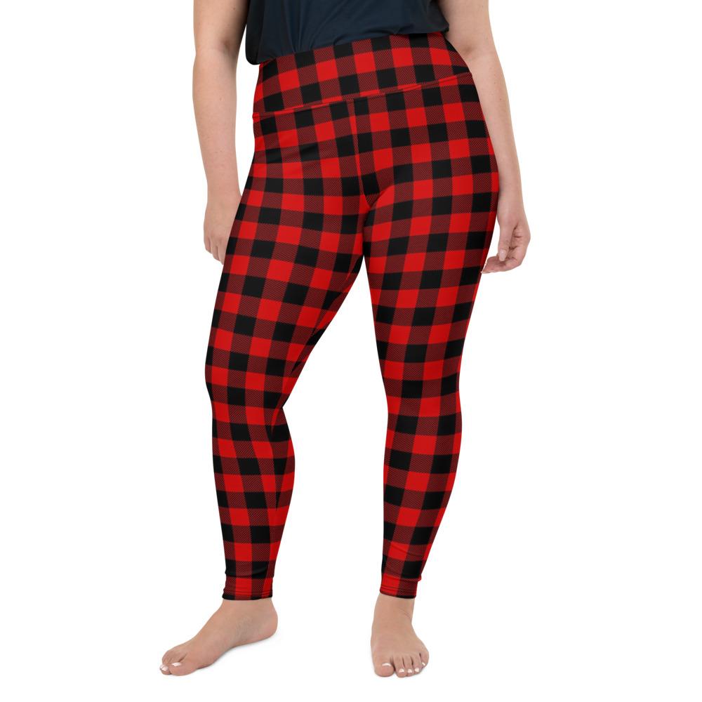 Buffalo Plaid Plus Size Leggings